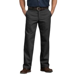Dickies Black Relaxed Fit Double Knee Work Pants Size 40 X 30